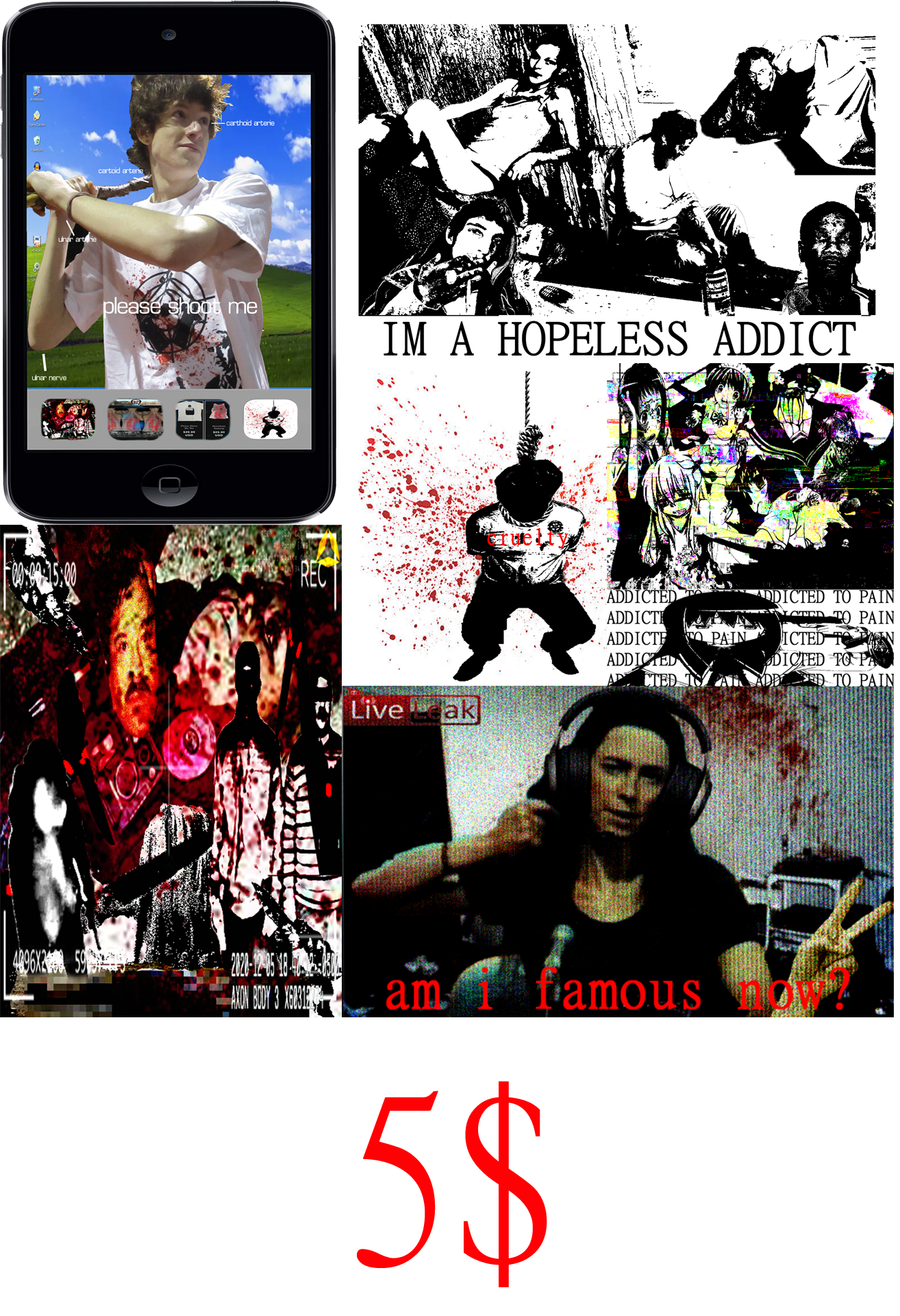Cruelty Sticker Pack 1